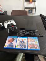 PlayStation 4 met 2 controllers, houder en 3 spellen, Met 2 controllers, Ophalen of Verzenden, Original, 500 GB