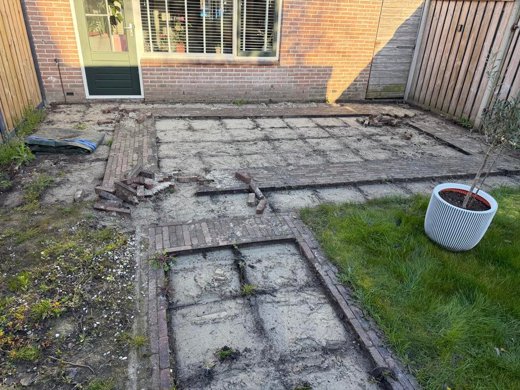 Gebruikte klinkers, Tuin en Terras, Tegels en Klinkers, Ophalen, Gebruikt, Klinkers, 10 m² of meer