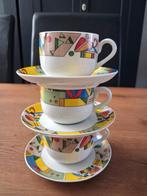 DOUWE EGBERTS - kop en schotel (3) Jarolina collectie, Ophalen of Verzenden, Zo goed als nieuw, Porselein