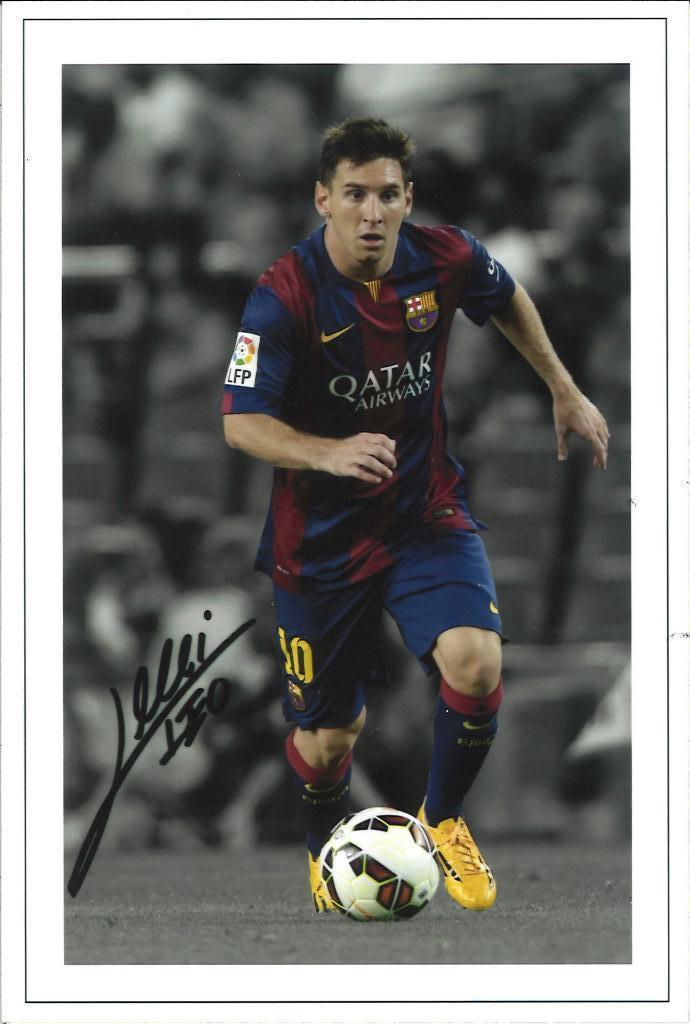 Lionel Messi foto met handtekening (print), Verzenden, Nieuw, Buitenlandse clubs, Spelerskaart
