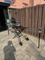 Parkside afkortzaag PZKS 2000 B2 + Mobile werkbank, Ophalen, Gebruikt, 70 mm of meer, Afkortzaag