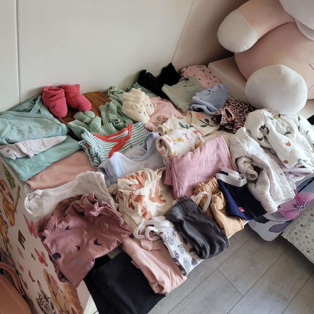 Kledingpakket maat 56, Overige typen, Meisje, Zo goed als nieuw, Diverse merken