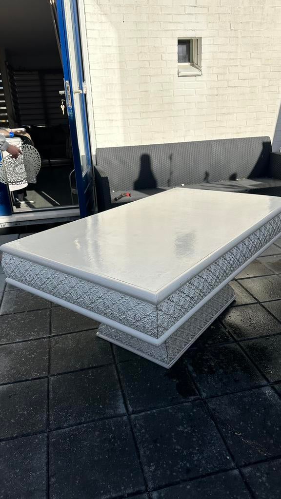 Marokkaanse tafel, Ophalen, Gebruikt, 50 tot 100 cm, Eikenhout
