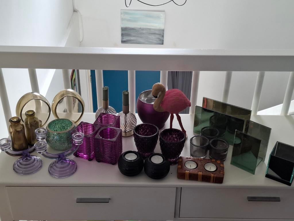 Diverse Kandelaars en Kaarshouders - Decoratie Set, Huis en Inrichting, Woonaccessoires | Kandelaars en Kaarsen, Ophalen of Verzenden