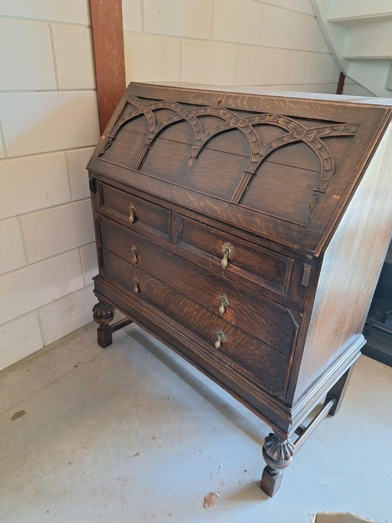 Mooie antieke secretaire, Huis en Inrichting, Kasten | Secretaires, Ophalen, Gebruikt