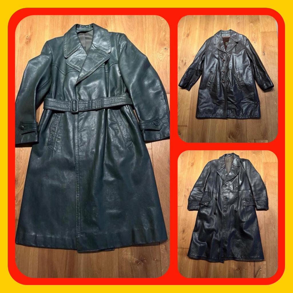 193. Diverse Leren Jassen in prima staat, Kleding | Heren, Jassen | Winter, Ophalen of Verzenden, Zo goed als nieuw, Overige maten