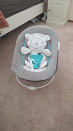 Hauck Wipstoeltje - Grijs met schattig beertje, Verstelbaar, Wipstoel, Zo goed als nieuw, Ophalen
