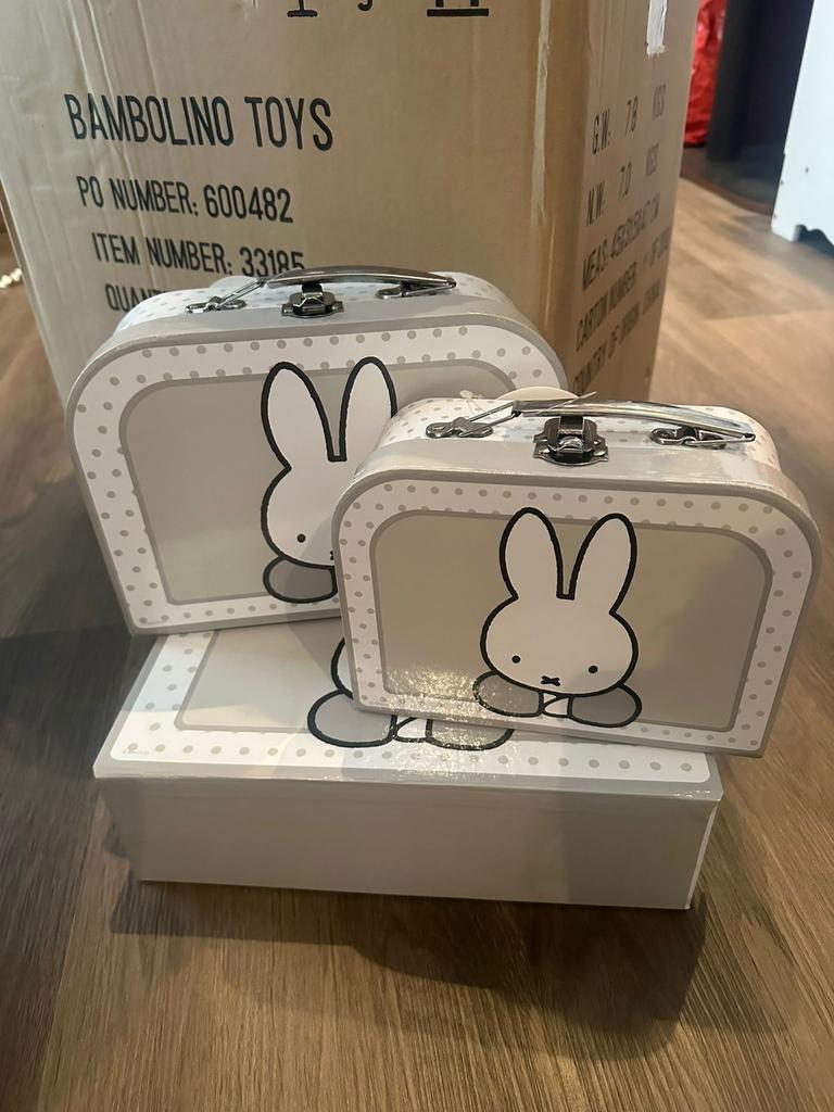 Partij Nijntje Koffersets NIEUW, Ophalen, Zo goed als nieuw, Konijn