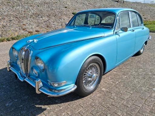 Jaguar MK2S Typ 3,8 Liter Linkslenker Automatik, absolut Top, Auto's, Jaguar, Particulier, Automaat, Blauw, Overige kleuren, Leder