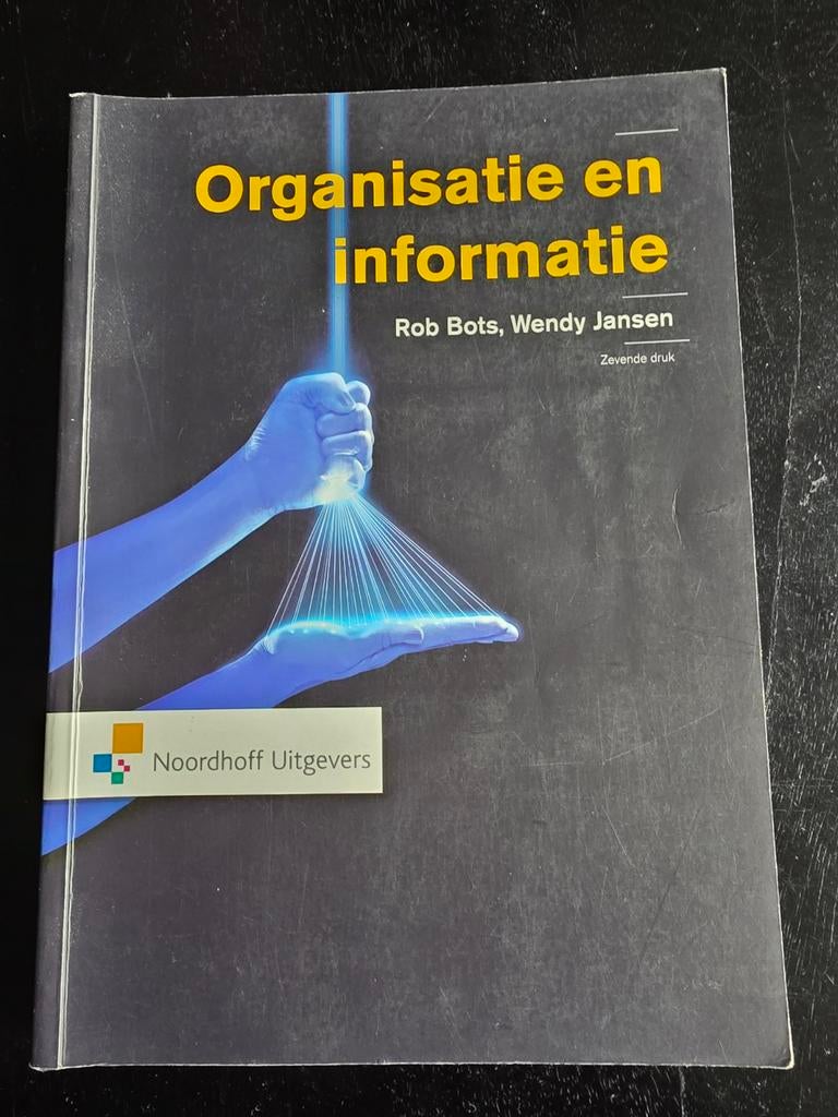 Organisatie en Informatie - Rob Bots, Wendy Jansen, Ophalen of Verzenden, Zo goed als nieuw, HBO, Rob Bots, Wendy Jansen
