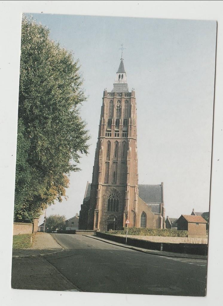 Asperen Toren Kerk Ongelopen, Verzamelen, Ansichtkaarten | Nederland, Verzenden, 1980 tot heden, Ongelopen, Gelderland
