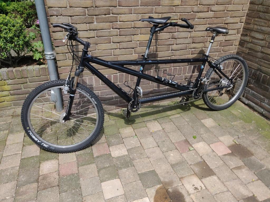 Cannondale tandem incl originele voorvork m/s, Fietsen en Brommers, Fietsen | Tandems, Ophalen, Gebruikt, Meer dan 20 versnellingen