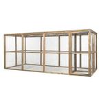 Houten Volière met sluis Adam, Dieren en Toebehoren, Ophalen of Verzenden, Nieuw, Hout, Volière