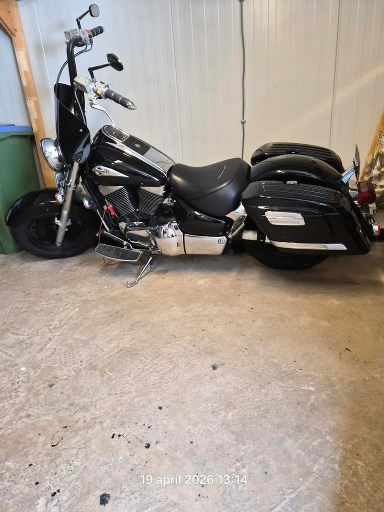 Suzuki Intruder VL 1500 Custom Zwart - Krachtige Chopper, Cardan-aandrijving, 2 cilinders, Chopper, Gebruikt