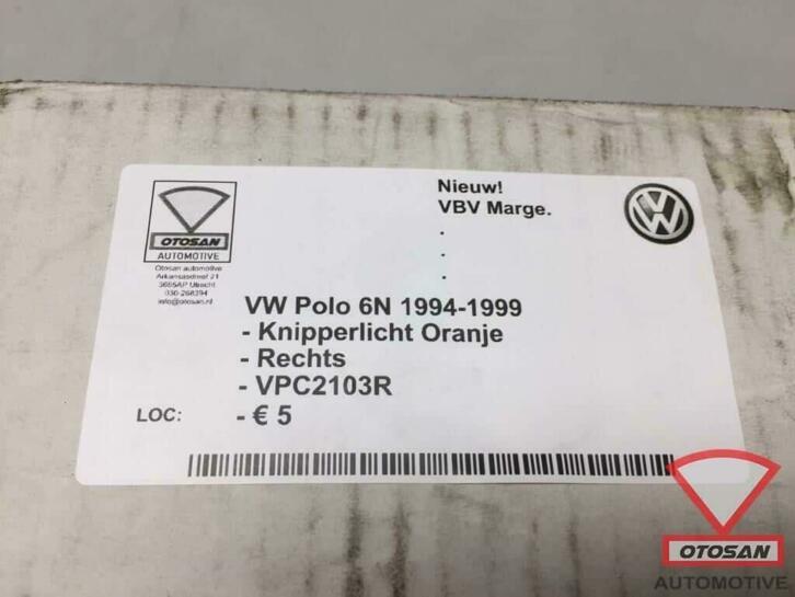 vw polo 6n 1994 1999 knipperlicht nieuw! rechts voor vpc2103, Auto-onderdelen, Verlichting, Volkswagen, Volkswagen AG, Nieuw, Berliner Ring 2
38440  Wolfsburg, DE