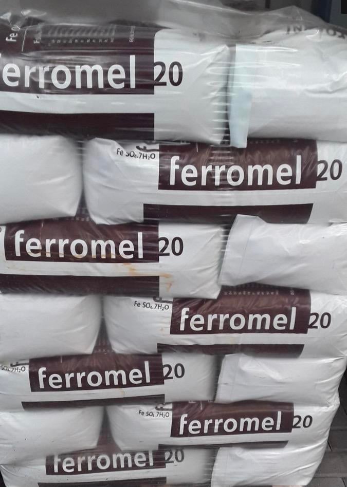 IJzersulfaat 20 kg - Ferromel voor gazon en tuin, Tuin en Terras, Ophalen, Kunstmest