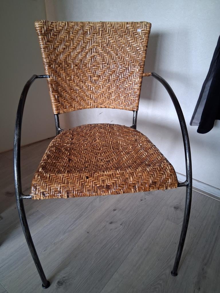Rotan stoeltje, Huis en Inrichting, Ophalen, Gebruikt, Overige kleuren, Riet of Rotan