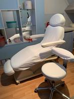 Behandelstoel Bentlon met tabouret, loeplamp en werktafel, Massage