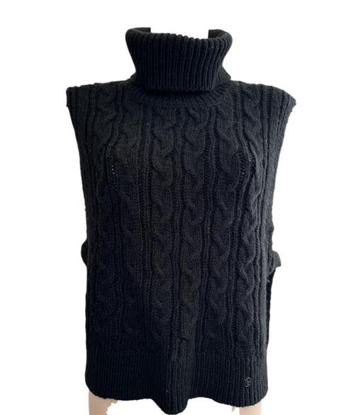 Rosemunde gilet zwart One Size, Kleding | Dames, Bodywarmers, Zo goed als nieuw, Maat 38/40 (M), Zwart, Ophalen of Verzenden