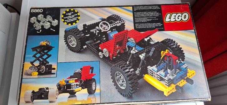 Lego set 8860, Superdoos Auto-techniek, Kinderen en Baby's, Speelgoed | Duplo en Lego, Gebruikt, Lego, Complete set, Ophalen of Verzenden