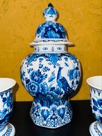 Set van drie Porceleyne Fles vazen vintage Delfts Blauw 1985, Antiek en Kunst, Ophalen