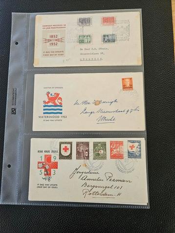 Deel A. Nederland FDC E10 - E62 cw 1400,00  beschikbaar voor biedingen