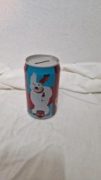 Coca cola spaarpot ijsbeer vintage collector item, Verzamelen, Ophalen of Verzenden, Zo goed als nieuw, Metaal of Blik, Overige thema's