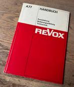 Revox A77 bedienings- en trucage handboek, Ophalen of Verzenden, Bandrecorder