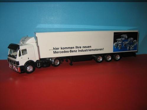 MB-Industrie-motoren  MERCEDES  Herpa, Hobby en Vrije tijd, Modelauto's | 1:87, Zo goed als nieuw, Bus of Vrachtwagen, Herpa, Ophalen of Verzenden