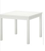 Ikea Bjursta uitschuifbare tafel wit, Huis en Inrichting, Ophalen, Overige materialen, 50 tot 100 cm, 150 tot 200 cm