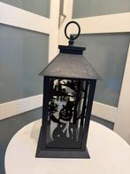 Zwarte lantaarn met sneeuwman, Zwart, Nieuw, Ophalen of Verzenden, Metaal