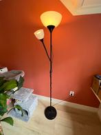 Staande lamp/vloerlamp zwart IKEA, Huis en Inrichting, Lampen | Vloerlampen, Ophalen, Zo goed als nieuw, Stof, 150 tot 200 cm