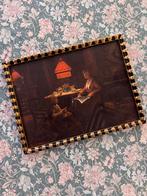 Vintage prent ingelijst, Minder dan 50 cm, Onbekend, Ophalen of Verzenden, Onbekend
