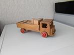 Oude houten vrachtwagen / auto met blokken 🏠., Ophalen of Verzenden, Gebruikt
