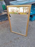 spiegel met gouden rand, Ophalen, Zo goed als nieuw, Minder dan 100 cm, Rechthoekig