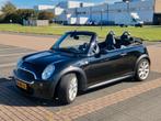 Mini 1.6 16V Cooper S Cabrio 2005 Zwart, Auto's, Voorwielaandrijving, 65 €/maand, 4 cilinders, Cabriolet