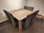 Eiken Eettafel 160x160, Huis en Inrichting, Tafels | Eettafels, Ophalen, 150 tot 200 cm, Zo goed als nieuw, Vijf personen of meer