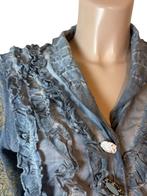 Elisa Cavaletti blouse M, Maat 38/40 (M), Blauw, Ophalen of Verzenden, Zo goed als nieuw