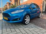 Ford fiesta 1.0 ecoboost titanium AUTOMAAT uit 2016, Auto's, Euro 6, Blauw, Grijs, Particulier