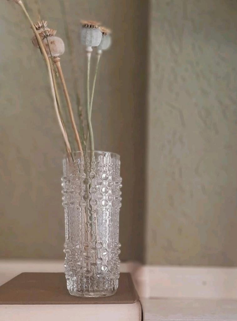Sklo Union kaarwax glas vaas, Ophalen of Verzenden