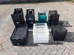Plastic kunststof krat kratten bak stapelbaar stapelbak, Ophalen of Verzenden, Gebruikt, Krat