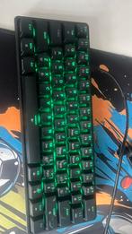 60% Gamingkeyboard, Computers en Software, Toetsenborden, Ophalen, Gaming toetsenbord, Azerty, Zo goed als nieuw