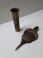 Antieke objecten kanonskogel 1906 mooi bewerkt, Ophalen of Verzenden