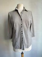 japan tky blouse maat m beige grijs travelstof, Maat 38/40 (M), Verzenden, Beige, Zo goed als nieuw