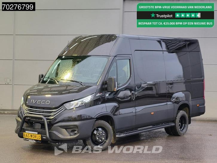 Iveco Daily 35C21 210PK 3.0L Black Edition 2025 model ACC LE, Auto's, Bestelauto's, Bedrijf, Te koop, Achteruitrijcamera, Airconditioning