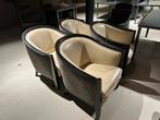 Clubstoelen 4 stuks, Gebruikt, Zwart, Vier, Clubstoelen