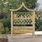 Pergola met dak en bank geïmpregneerd grenenhout, Ophalen of Verzenden, Nieuw