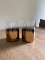 Pols Potten waxinelichthouders (goud/zwart), Ophalen, Zo goed als nieuw, Zwart, Minder dan 25 cm