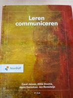 Leren Communiceren - Noordhoff - 8e Druk, Boeken, Ophalen of Verzenden, Gamma, Zo goed als nieuw, HBO