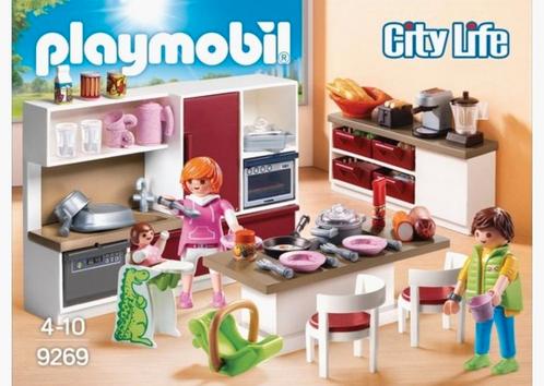 Playmobil 9269 leefkeuken, Kinderen en Baby's, Speelgoed | Playmobil, Zo goed als nieuw, Complete set, Ophalen of Verzenden